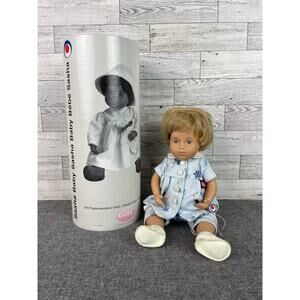 GOTZ SASHA DOLL Stine Blonde Baby Girl Blue Outfit Boxed 12 Inch